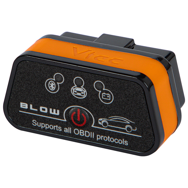 Vtec iTRON Blow OBD2 Diagnostic Interface, Bluetooth 4.0, wireless communication with the car's on-board computer, high compatibility, 58-660#