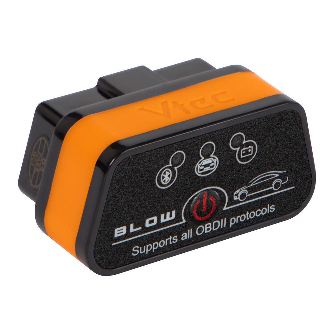 Vtec iTRON Blow OBD2 Diagnostic Interface, Bluetooth 4.0, wireless communication with the car's on-board computer, high compatibility, 58-660#