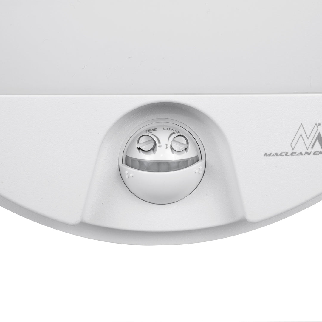 Maclean LED Light with Motion Sensor, PIR Sensor, White, 15W, IP54, 1100 lm, Neutral White, MCE291 W, 2 pieces