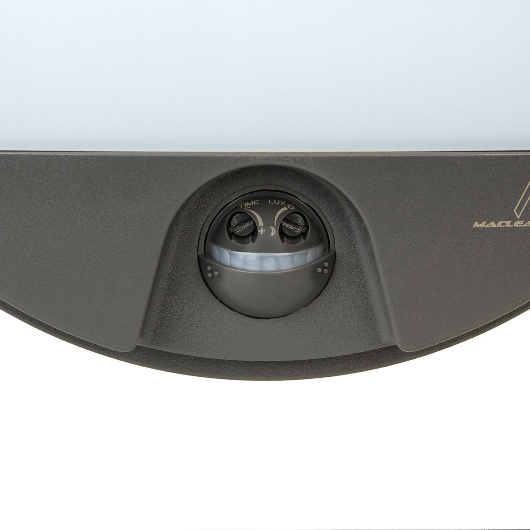 Maclean LED Light with Motion Sensor, PIR Sensor, Gray, 15W, IP54, 1100 lm, Neutral White, MCE291 W, 2 pieces