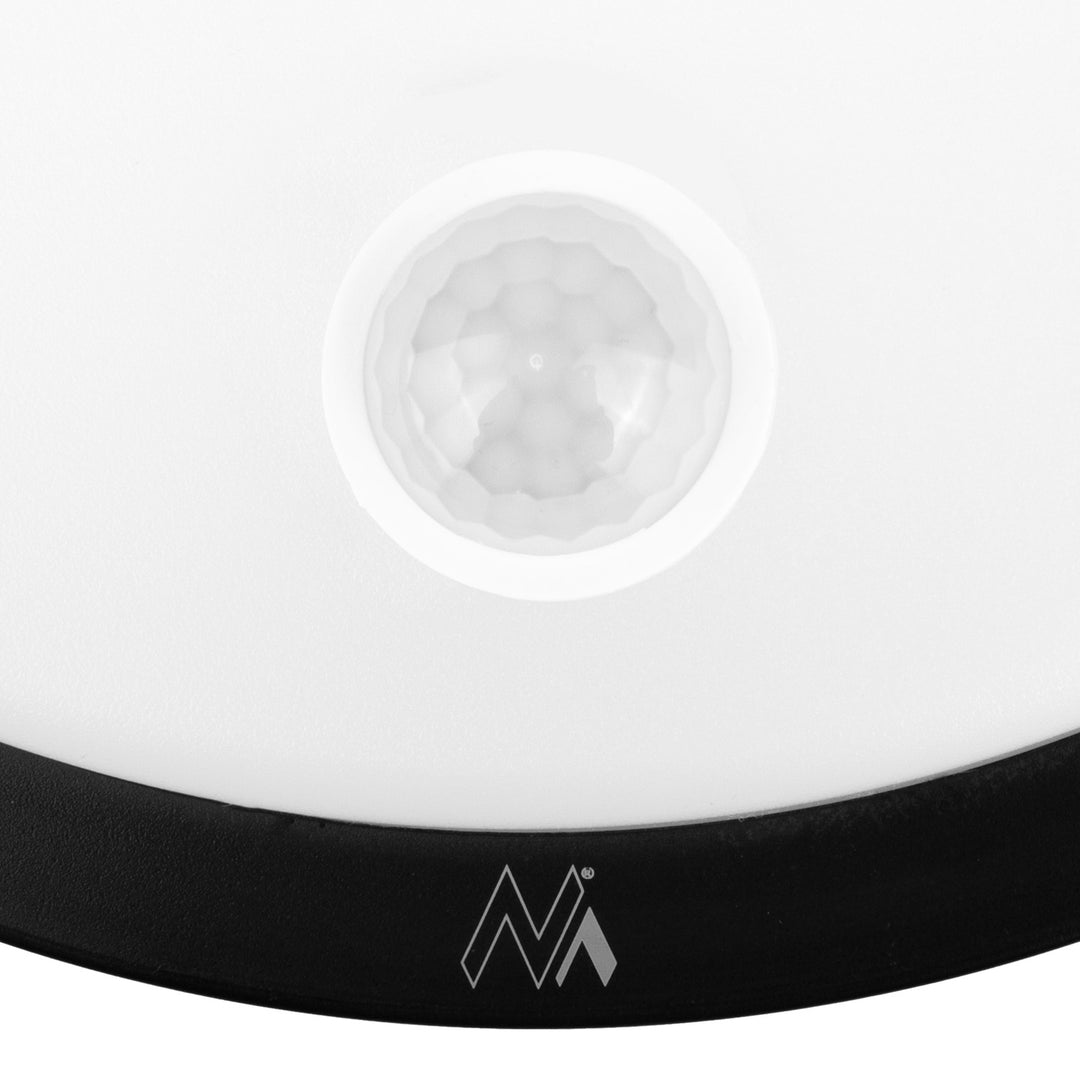 Maclean LED Light with Motion Sensor, PIR Sensor, Black, 10W, IP65, 1000 lm, Neutral White, MCE525 B, 2 pieces
