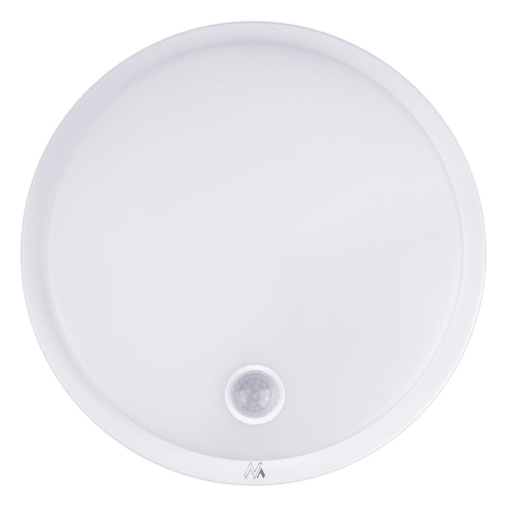 Maclean LED Light with Motion Sensor, PIR Sensor, White, 10W, IP65, 1000 lm, Neutral White, MCE525 W, 2 pieces