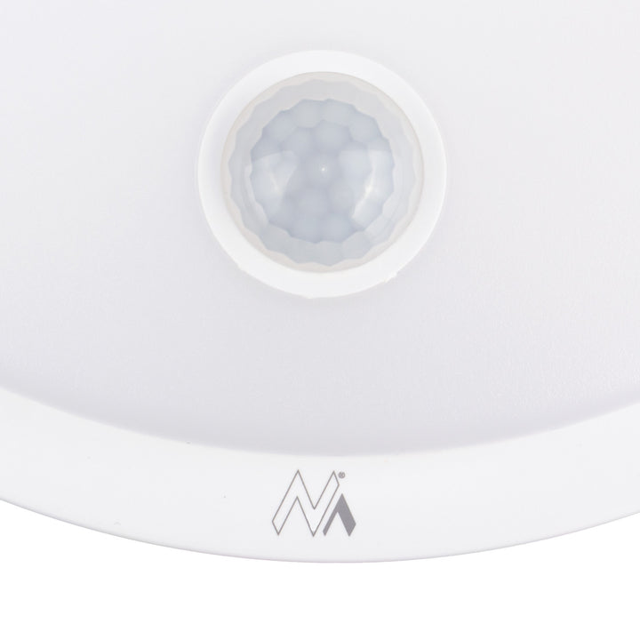 Maclean LED Light with Motion Sensor, PIR Sensor, White, 10W, IP65, 1000 lm, Neutral White, MCE525 W, 2 pieces