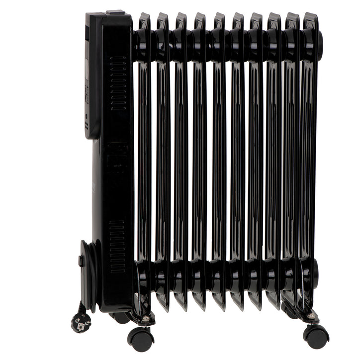 Oil-filled radiator, 11 fins, 2500W, remote control, LED display, thermostat, Camry CR 7813