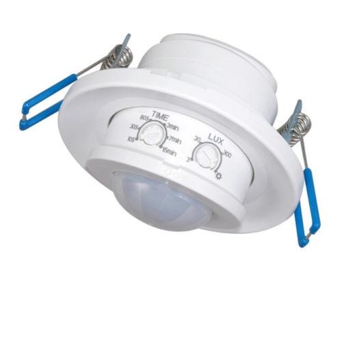 Maclean MCE130 Infrared Ceiling Motion Detector 360º Flush-Mount 6m IP20
