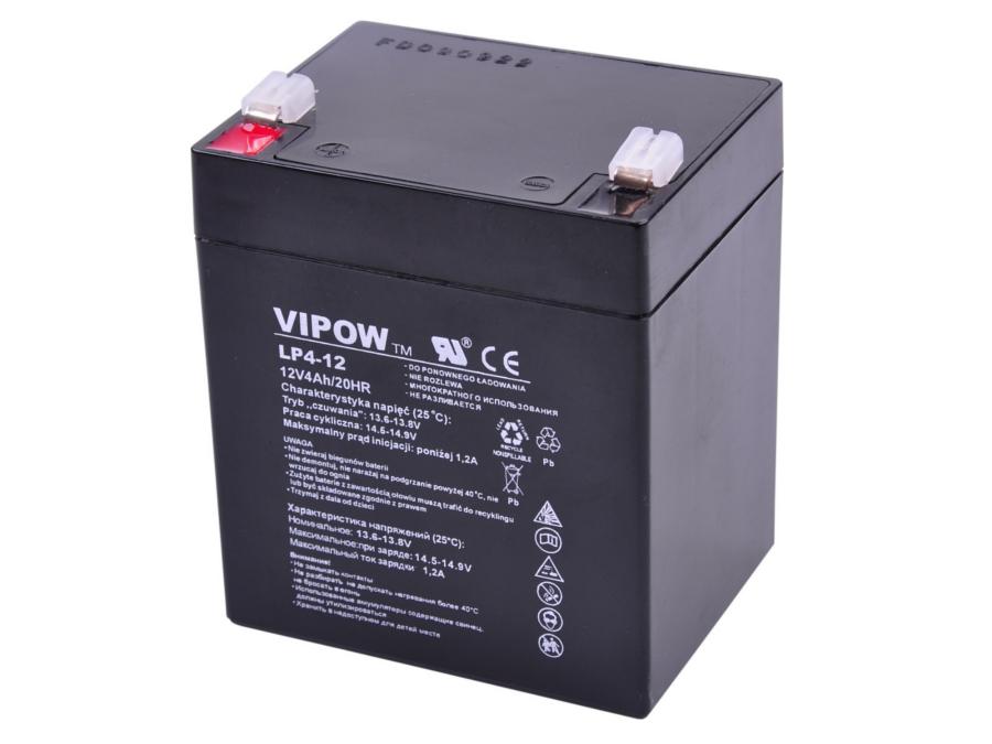 Vipow 12V 4Ah maintenance-free gel battery for UPS