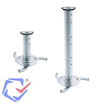 Maclean Brackets MC-517S Universal Projector Ceiling Mount Adjustable Arm 8cm - 98cm Retractable Bracket Holder