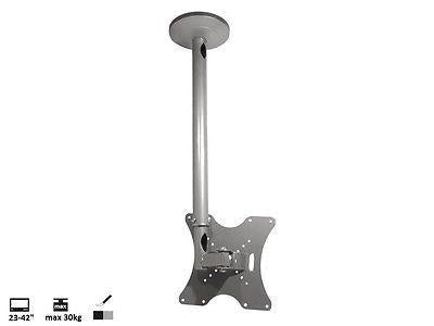 Maclean MC-504A B TV Bracket Ceiling Mount 30kg VESA 23" - 42" LCD Solid Metal