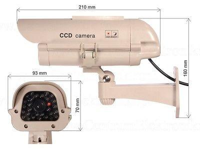 Dummy camera SOL1500 Solar flashing diode sticker for free
