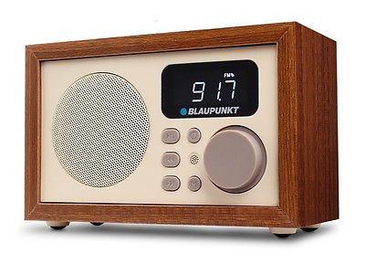 Blaupunkt HR5BR Home Radio Receiver Clock 50 Radio Stations with Remote Control for SD USB AUX FM