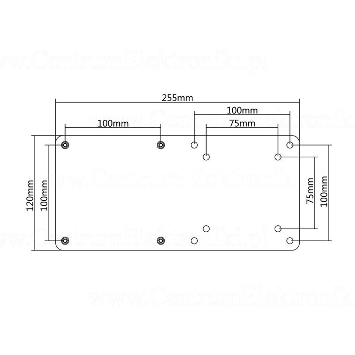 Maclean MC-721 Adapter Head Computer Bracket VESA 75x75 100x100 up to 3kg