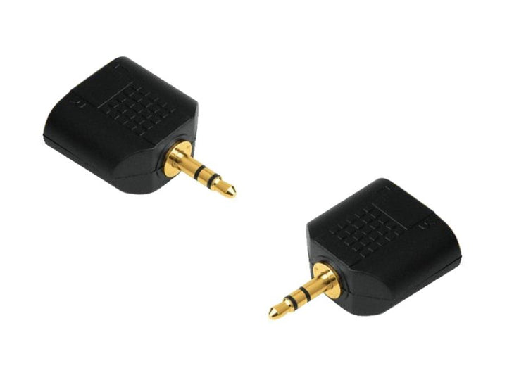 Splitter 3.5mm jack plug/2 jack sockets 3.5mm NH552 gold