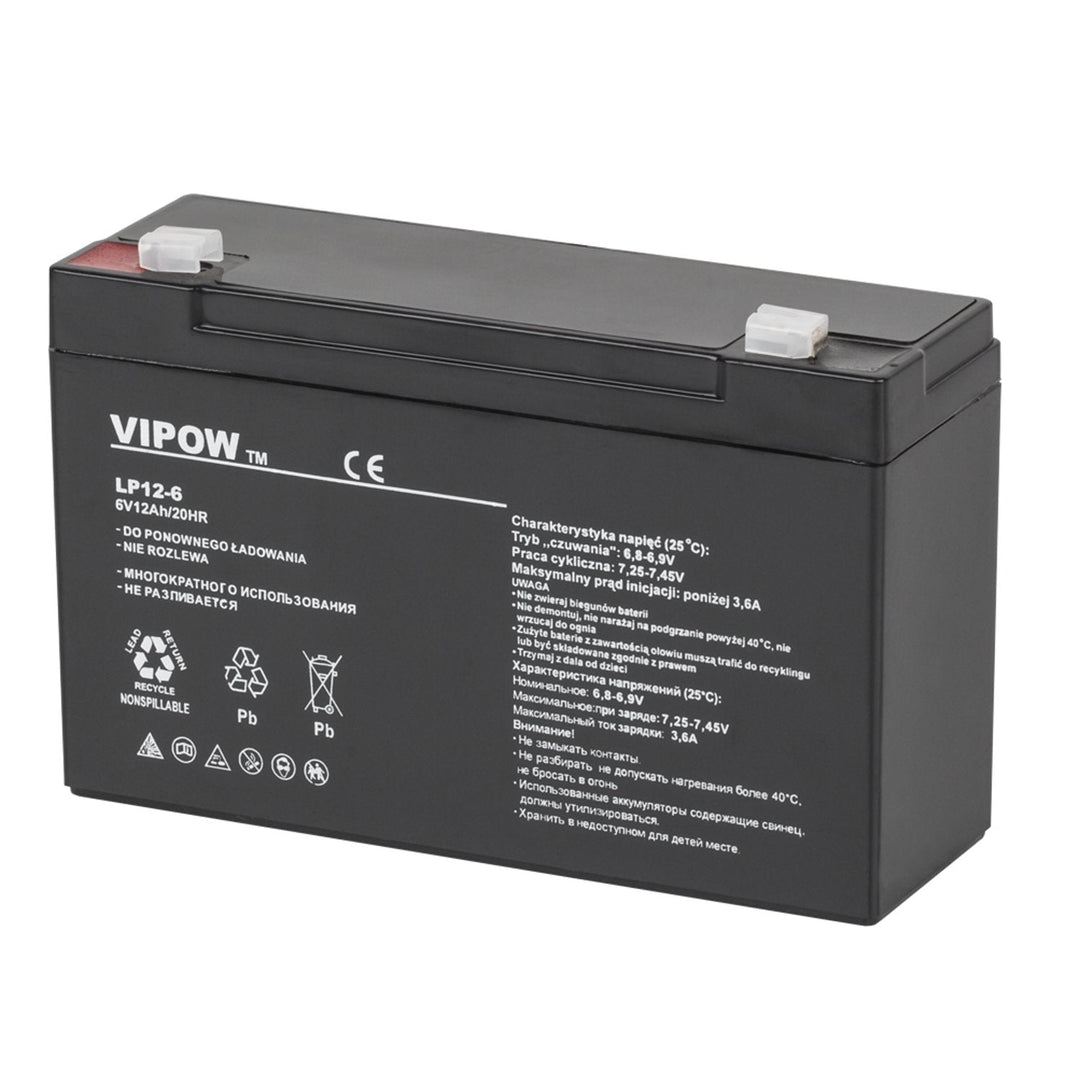 VIPOW AGM 6V, 12Ah