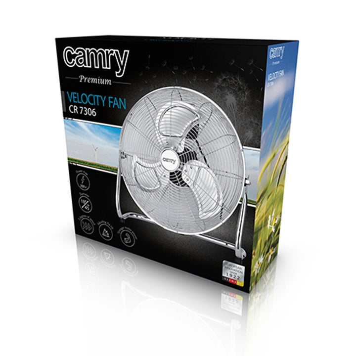 Camry CR 7306High Velocity Fan 45cm 200W with Handle, Air Circulator, Efficient