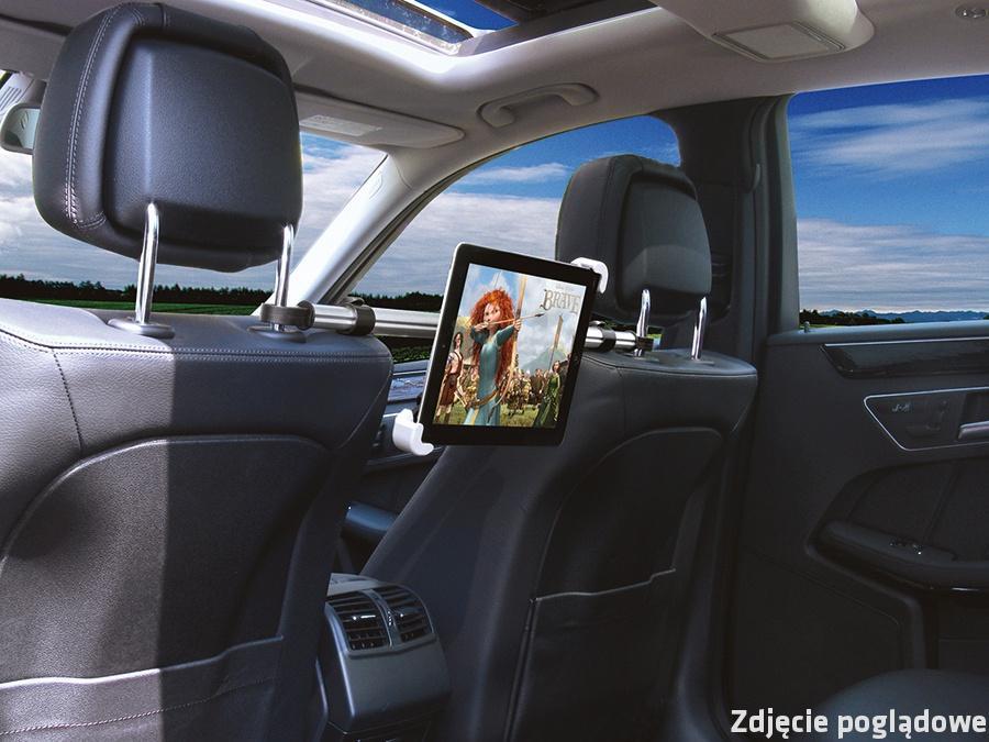 Maclean Brackets MC-657 Universal Headrest Car Tablet Holder, 7" - 10.1", Adjustable 360° Rotation