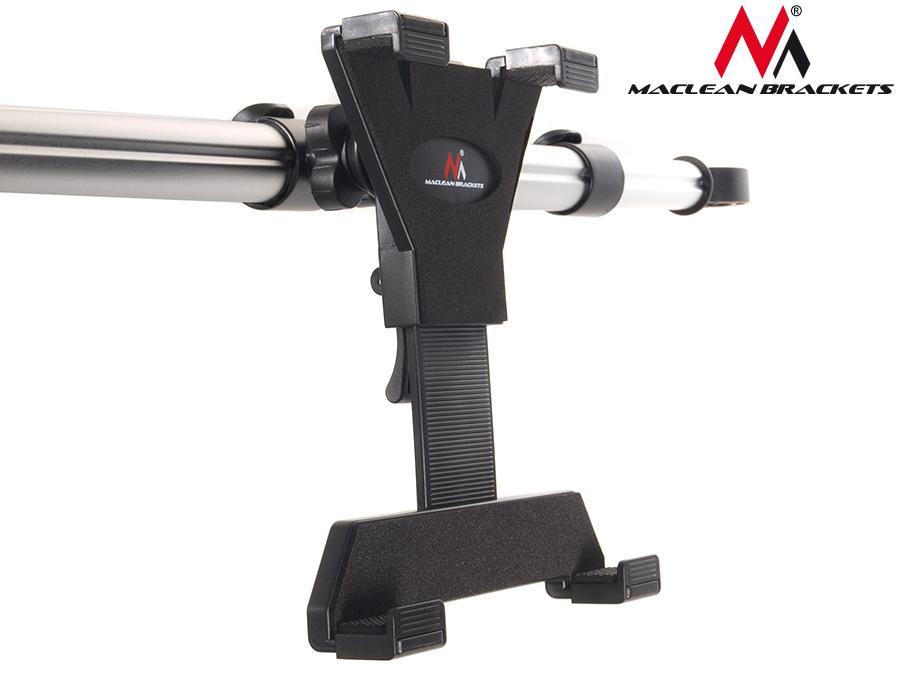 Maclean Brackets MC-657 Universal Headrest Car Tablet Holder, 7" - 10.1", Adjustable 360° Rotation