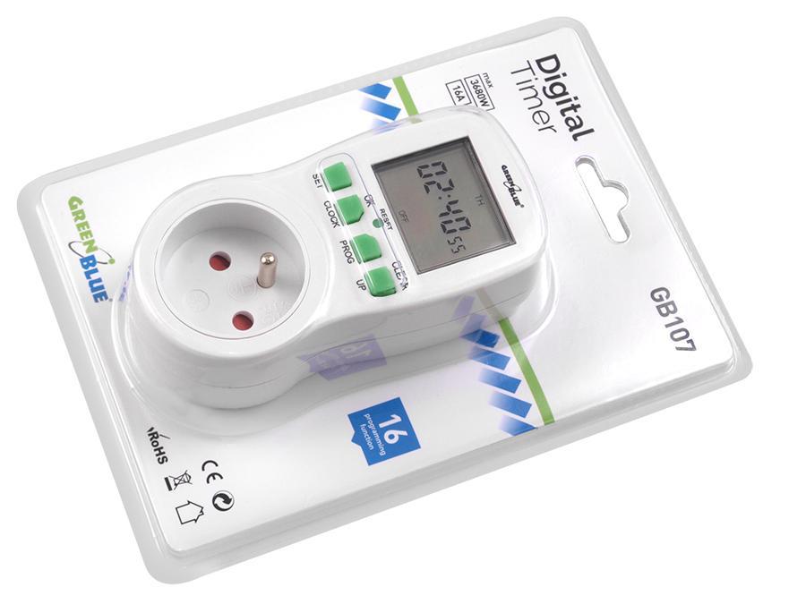 Timer - GreenBlue GB107 digital timer 16 programs max 240 programs