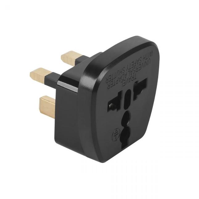 Universal AC connector with UK plug (QZ36) to use devices in Great Britain