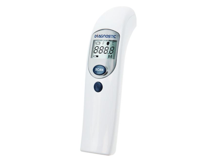 Diagnostic NC300 Non-Contact Infrared Thermometer with LCD Display and High Temperature Alarm