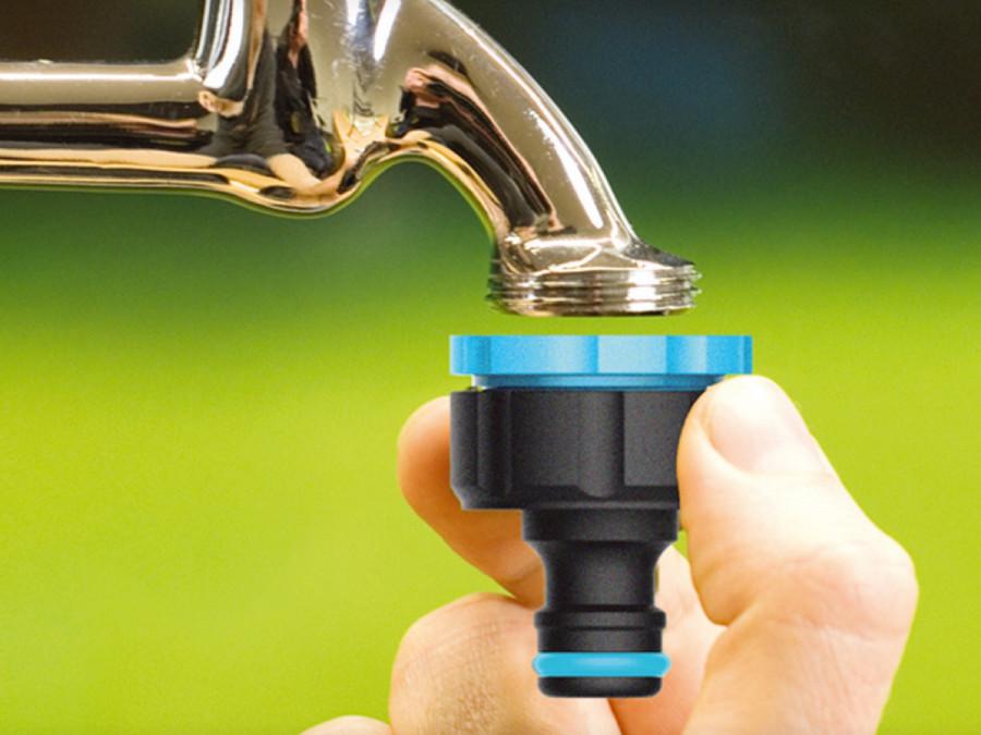 Cellfast 53-210 Tap Connector with Female Thread G1/2" G3/4" G1" Unifit Universal Multipurpose Water Garden Hose ABS Plastic