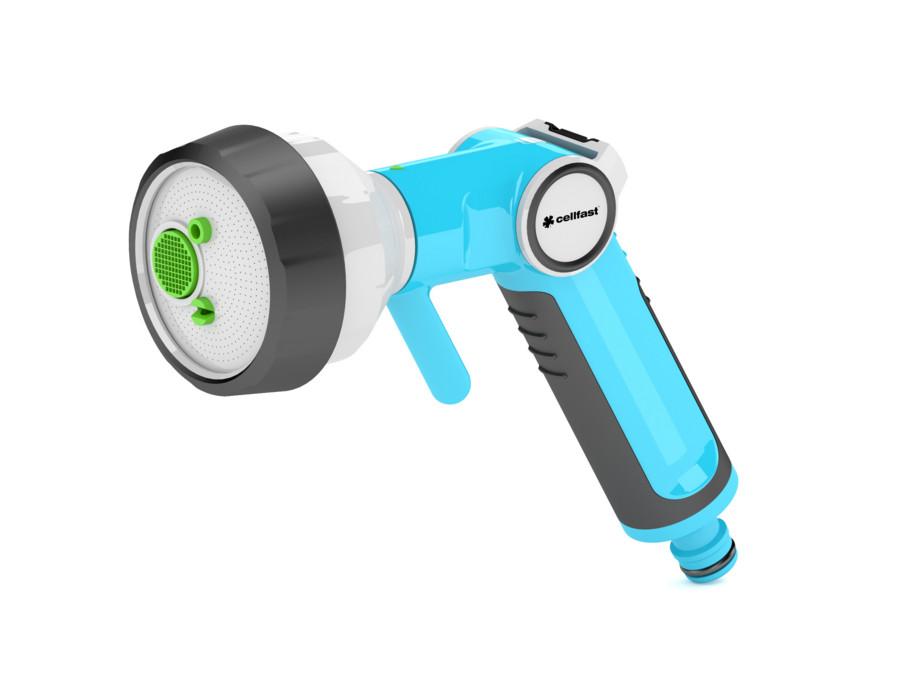 Cellfast pistol sprinkler, 4-function, ergonomic, intuitive jet strength adjustment, 53-340