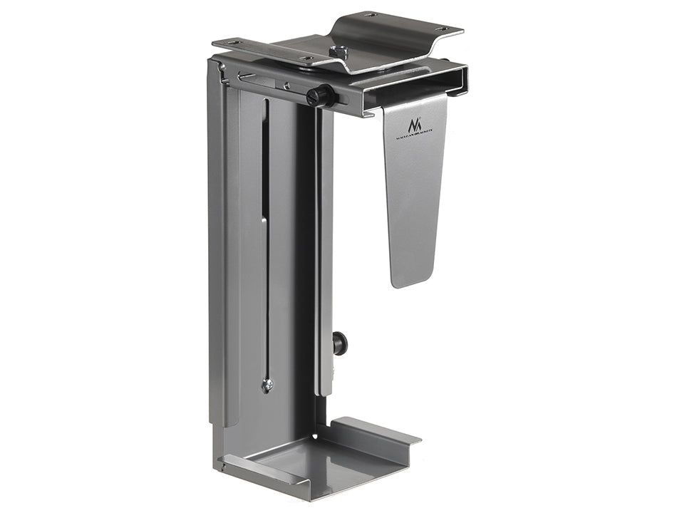 Maclean MC-713S Computer Bracket PC Support Holder Adjustable Width Height Under Table Desk