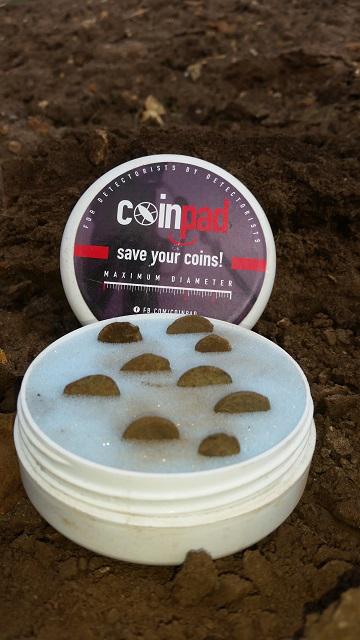 Coinpad XL large coin box for prospectors storing coins