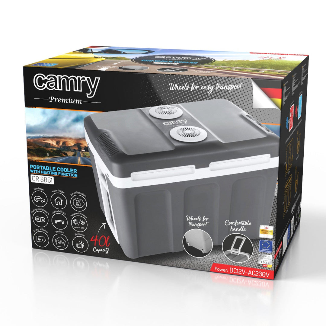 Camry tourist refrigerator, heating and cooling, 40 l capacity, CR 8061