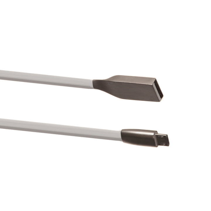 Maclean MCTV-833W USB 2.0 Type A microUSB Type B Flat Cable Charging High Transfer Data Speed 1m