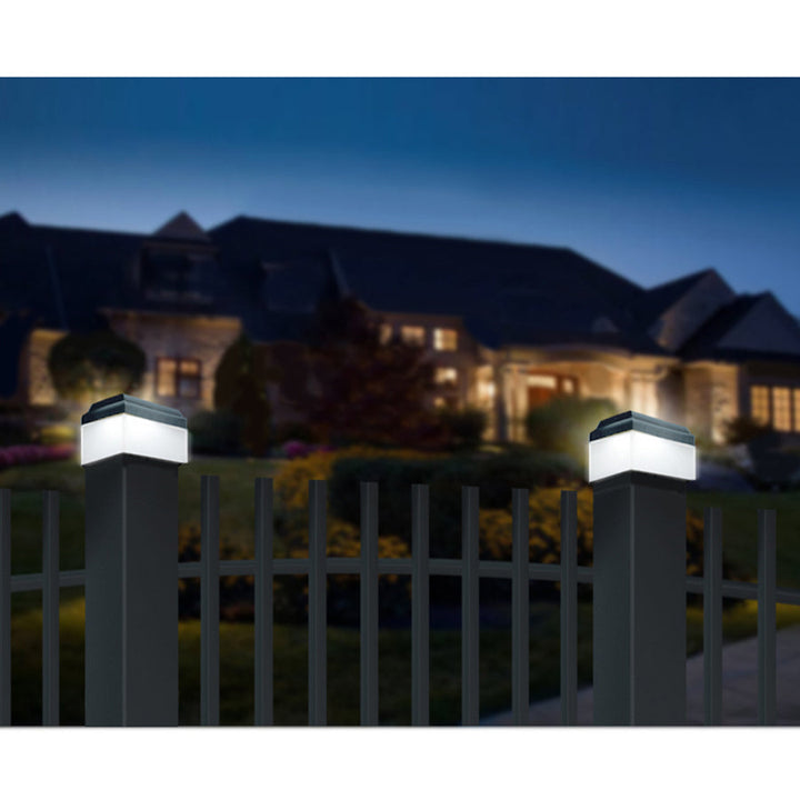 GreenBlue solar LED pole lamp, 60x40mm, envelope canopy, GB125