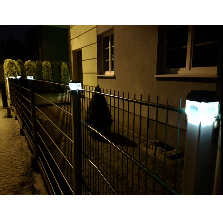 GreenBlue solar LED pole lamp, 60x40mm, envelope canopy, GB125