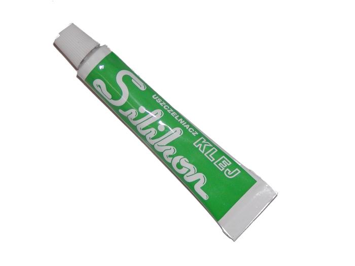 Key repair kit for remote controls together with the glue