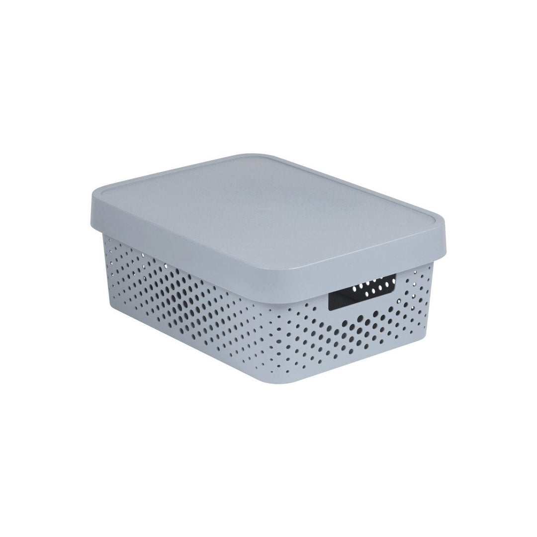 Openwork container with an Infinity 11L gray Curver cover