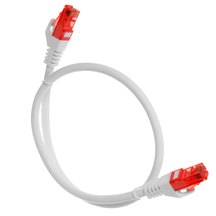 Network cable lan pr. ethernet rj45 utp cat6 0,5m maclean mctv-300 w
