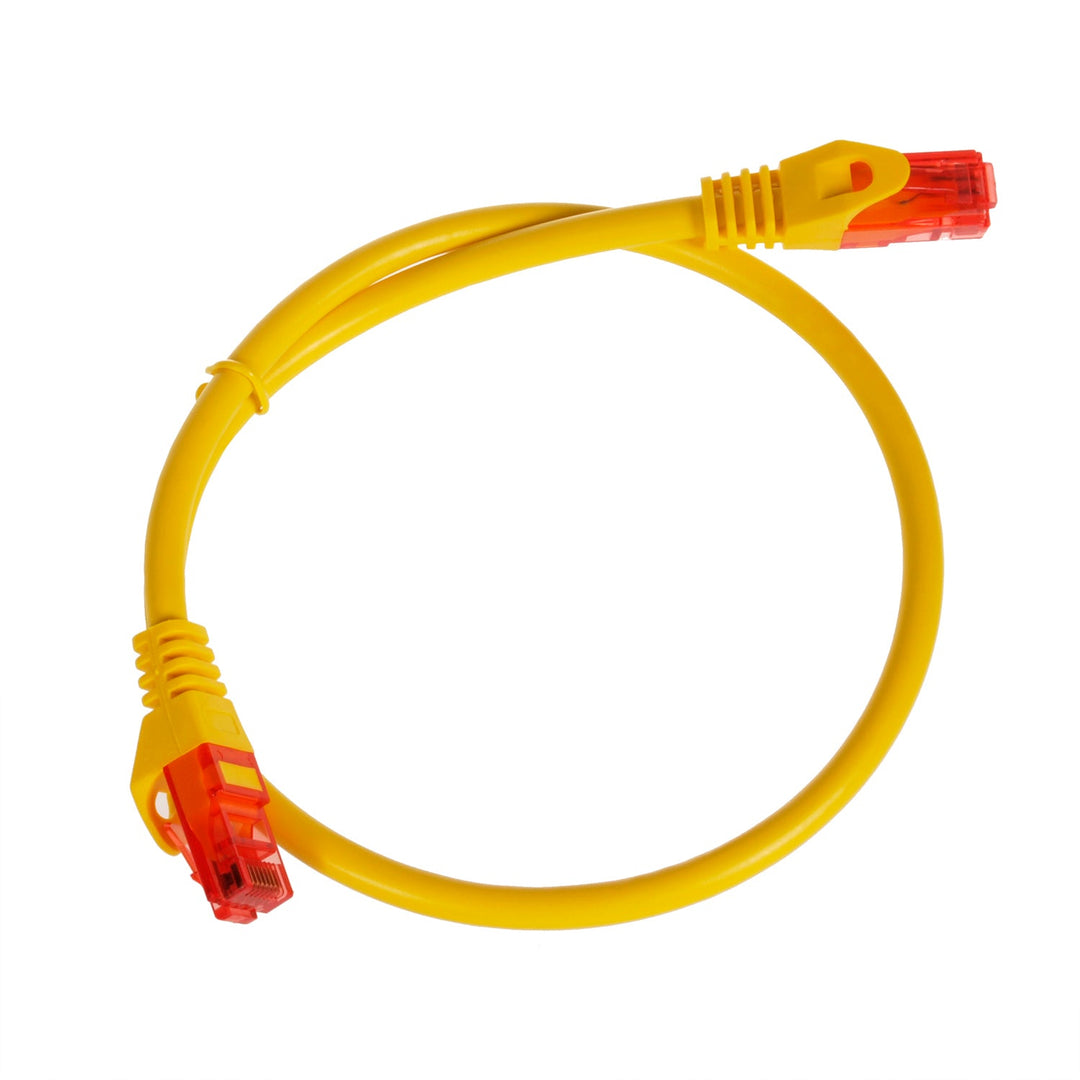 LAN pr. ethernet network cable RJ45 UTP cat6 0,5m Maclean MCTV-300 Y