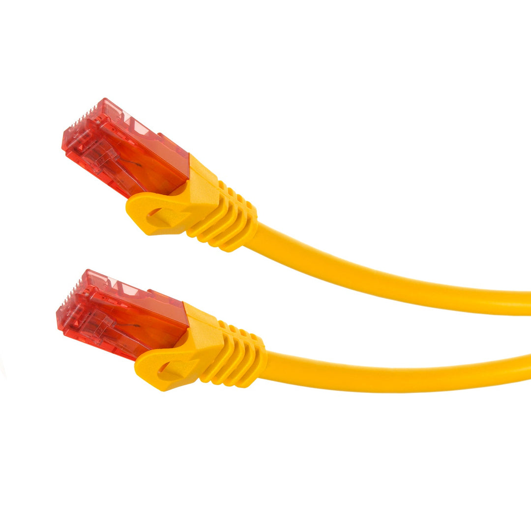 LAN pr. ethernet network cable RJ45 UTP cat6 0,5m Maclean MCTV-300 Y