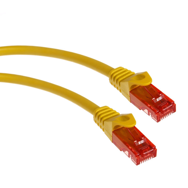 LAN pr. ethernet network cable RJ45 UTP cat6 0,5m Maclean MCTV-300 Y
