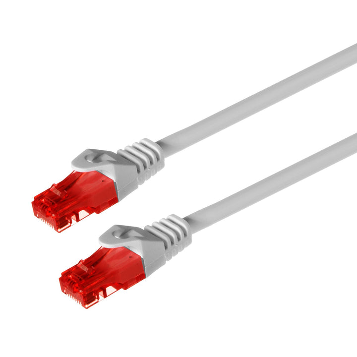 Maclean Cable, UTP Patchcord Cable, Plug-to-Plug, Cat6, 1m, Grey, MCTV-301 W