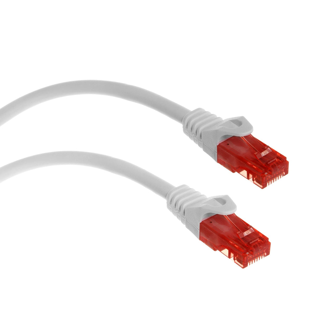 Maclean Cable, UTP Patchcord Cable, Plug-to-Plug, Cat6, 1m, Grey, MCTV-301 W