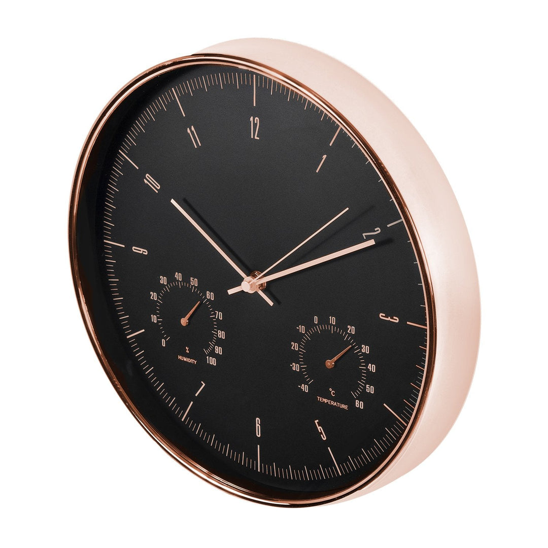 Centrumelektroniki CE70 G Wall Clock Thermometer Hygrometer Quartz Hanging Home Decor Round