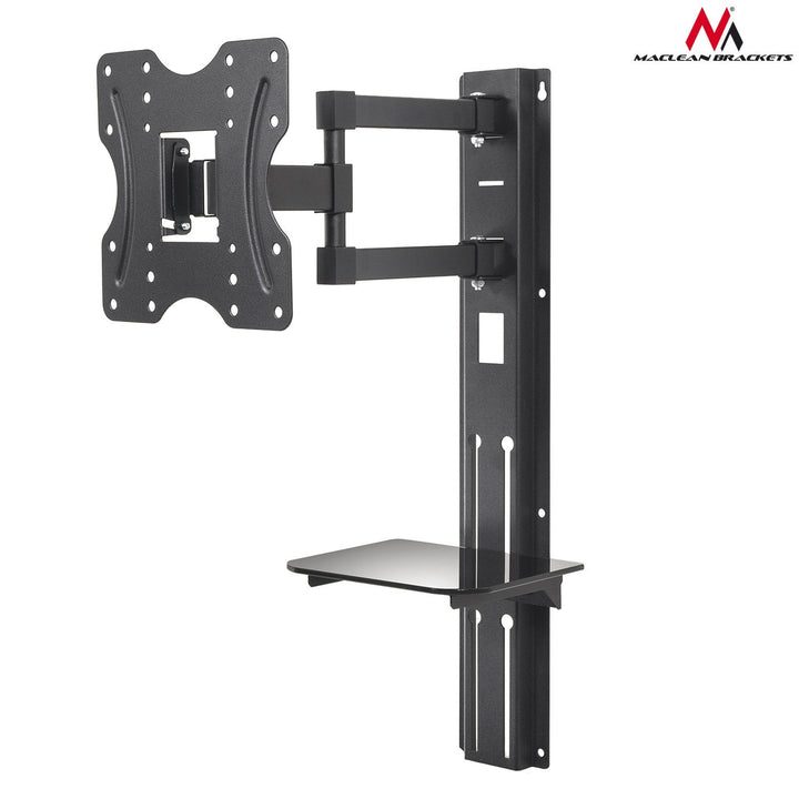 TV mount with DVD shelf Maclean, VESA 200x200, 23"-42", 30kg, MC-771