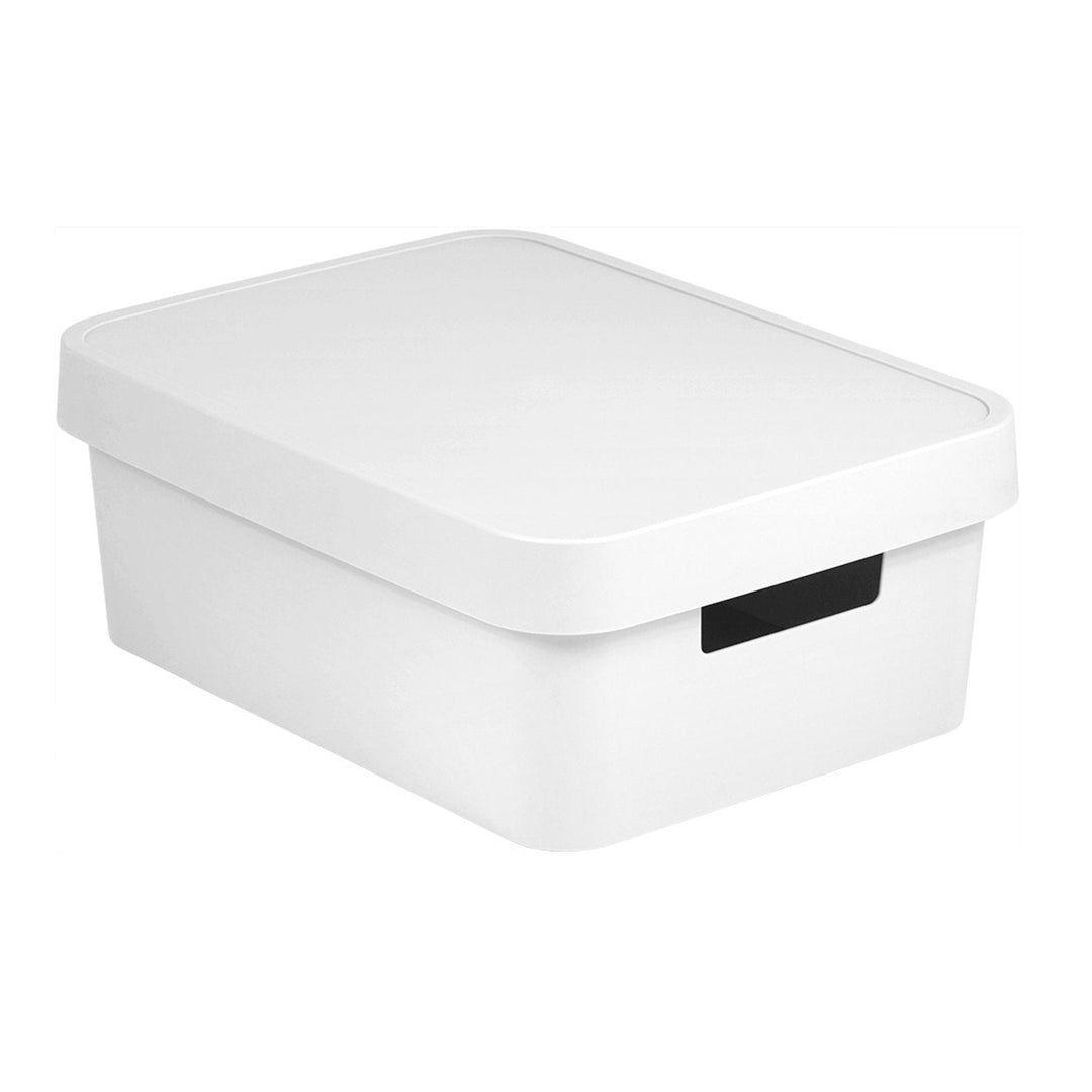 Storage box with cover Curver Infinity 11L white