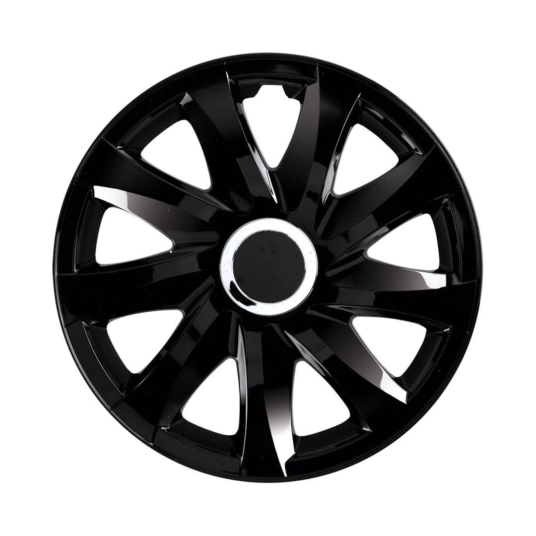 16" NRM Universal Wheel Covers - Black Colour, Modern