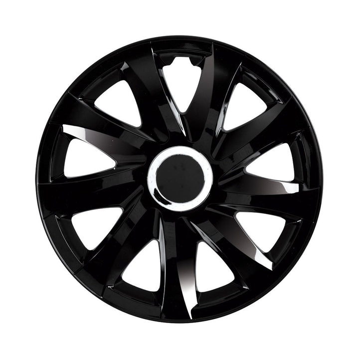 16" NRM Universal Wheel Covers - Black Colour, Modern