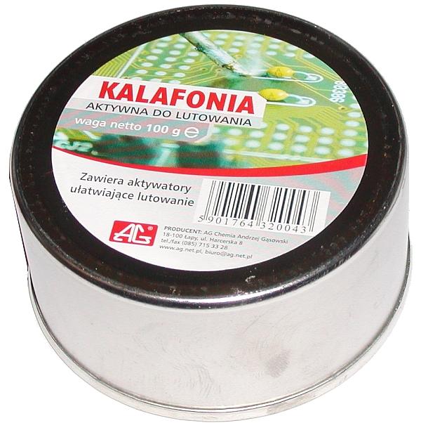 Soldering rosin 100g AG - Active rosin with the addition of activators to facilitate soldering
