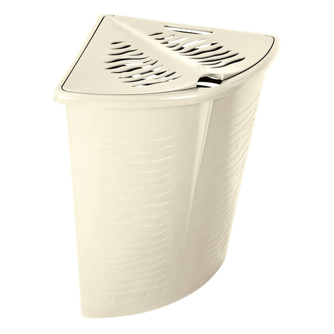 BranQ - Corners Laundry Basket 45L | Zebra beige | corner laundry basket | plastic