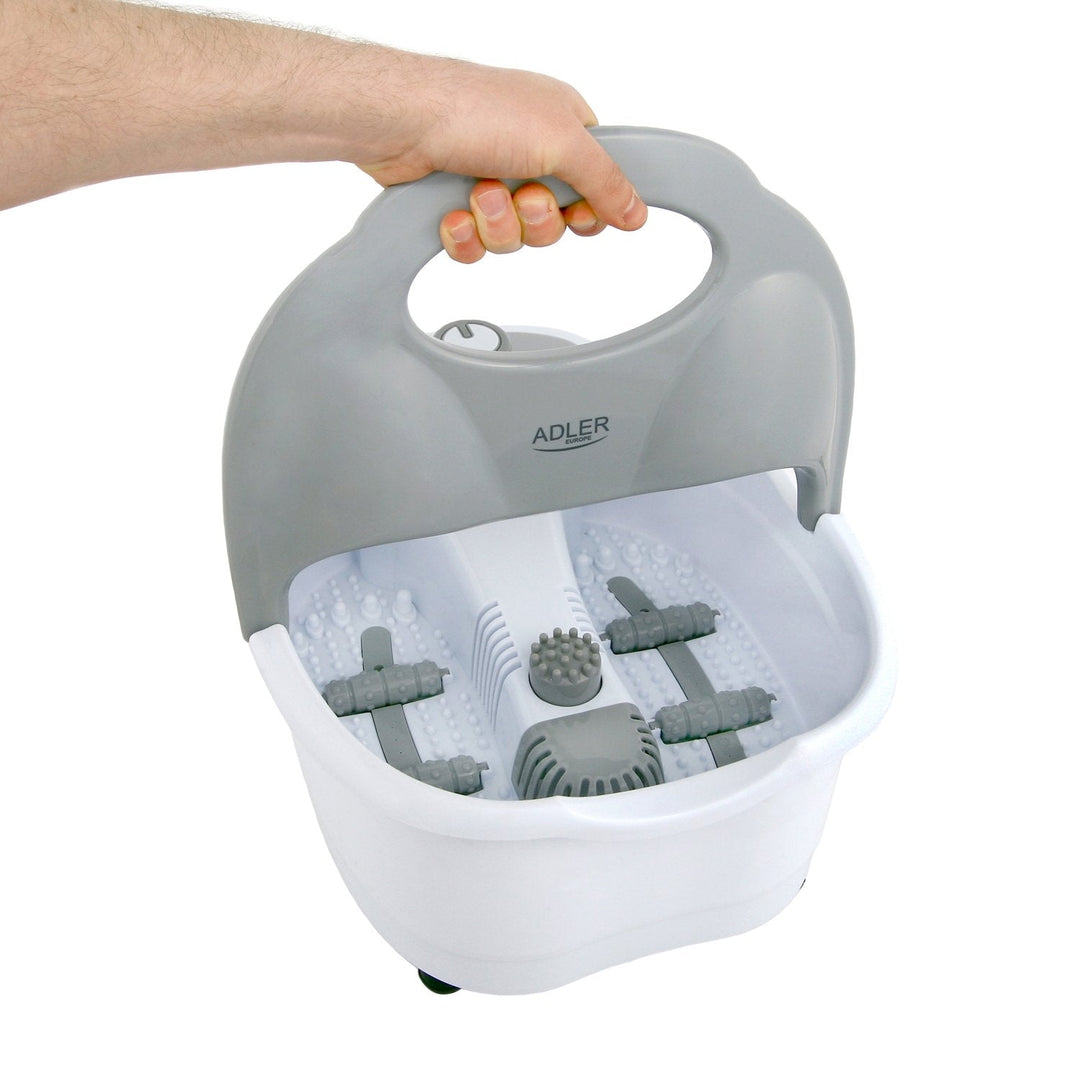 Adler AD2167 Foot Bath Spa Water Massager Bubble Vibrating Dry Warm Massage Handle 80W