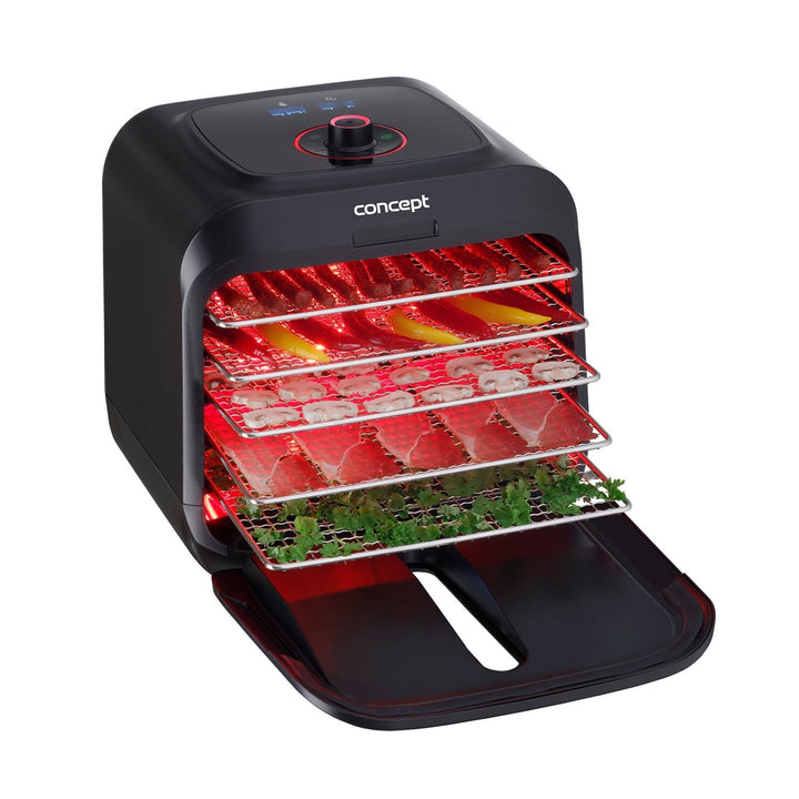 Concept Infra 500W food dryer: fruits, vegetables, mushrooms, herbs, flowers and meat