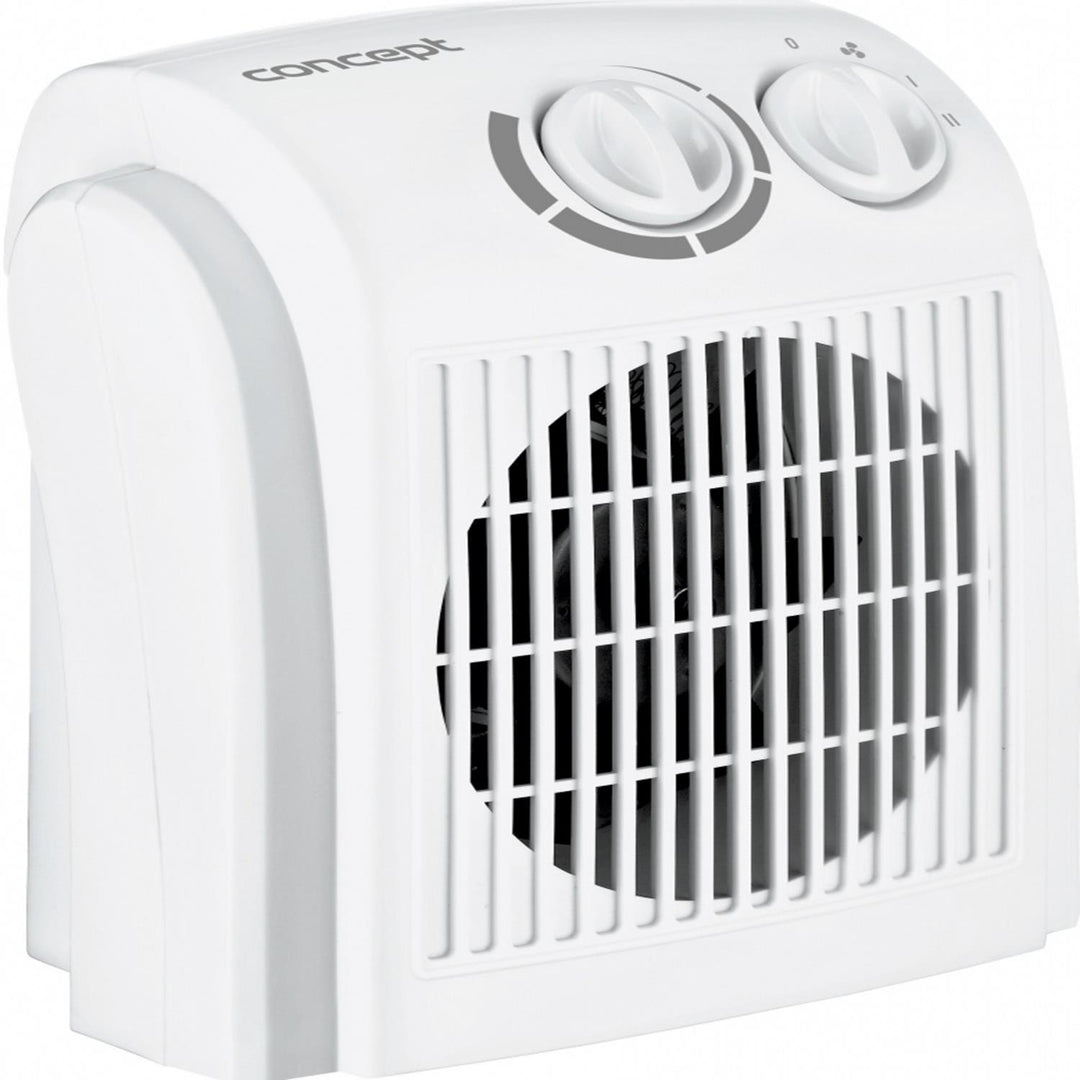 Electric Fan Heater 1500W Cold Air Function Heating Overheating Protection Portable