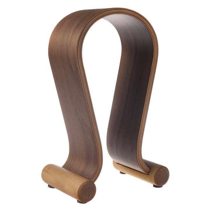 Maclean MC-815W Headphones Stand made of Wood, Colour: Nutbrown